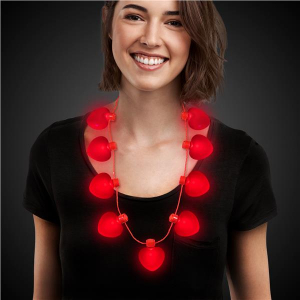 Red Heart LED Necklace