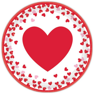 Hearts 9" Plates