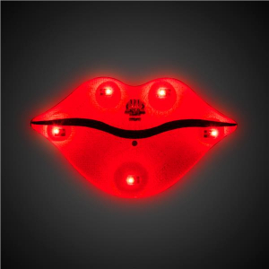 LED Red Lips Blinkies