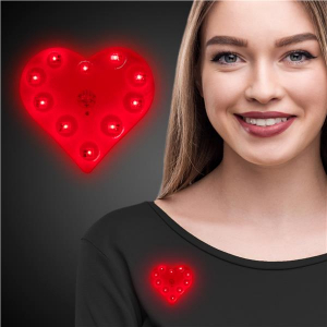 LED Red Heart Blinkies