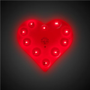 LED Red Heart Blinkies