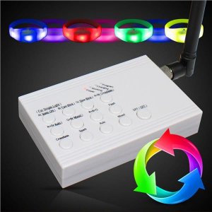 RF LED Concert Bracelets Kit for 20 People