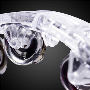 LED Clear Tambourine