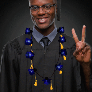 LED Graduation Cap Necklace