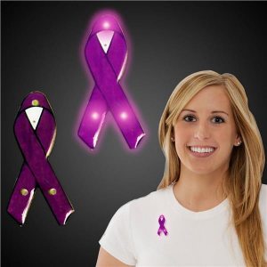 LED Purple Ribbon Blinkies