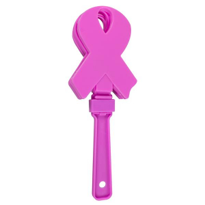 Pink Ribbon Hand Clappers