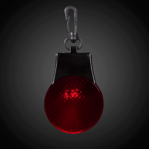 Red Light Up Safety Reflector