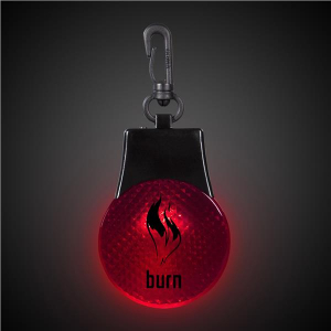 Red Light Up Safety Reflector