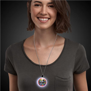 LED Disco Party Pendant Necklace
