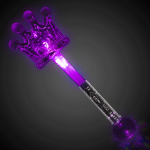 LED Silver Crown Wand