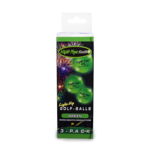 Night Flyer Green Golf Balls