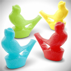 Warbling Bird Plastic Whistles