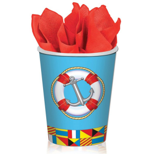 Nautical Theme 9 oz Cups