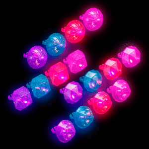 Light-Up Flashing Supersized Rings Light-Up Flashing Supersized Rings