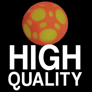 2.5" Light-Up Sports Ball- Orange & Yellow
