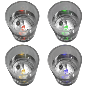 LED Light Up Liquid Activated Shot Glasses