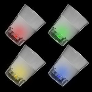LED Light Up Liquid Activated Shot Glasses