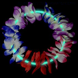 22 Inch Glow Leis - Aqua