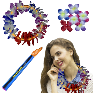 22 Inch Glow Leis - Orange