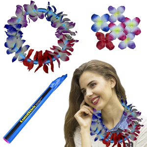 22 Inch Glow Leis - Blue