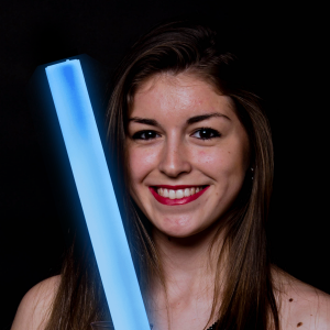 LED Light-Up Foam Stick Baton Supreme- Blue