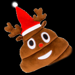 12" Christmas Reindeer Poop