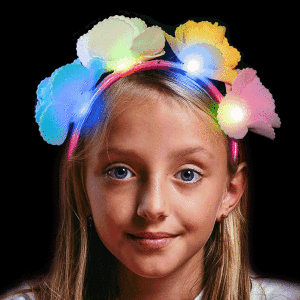 Light-Up Flower Fest Headband