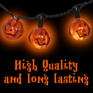 LED Light-Up Pumpkins Necklace- 34 Inch