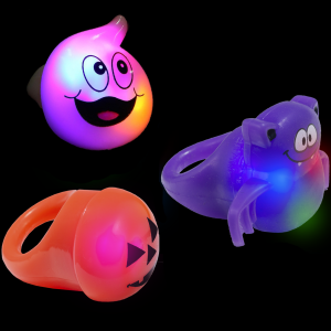 Halloween Ghouls LED Flashing Rings