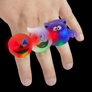 Halloween Ghouls LED Flashing Rings Halloween Ghouls LED Flashing Rings