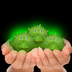 Light-Up Squeezy Bead Aquatic Animals- Green