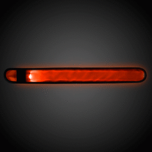 LED Orange Slap Bracelet