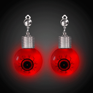 LED Jumbo Eyeball Clip-On Earrings (Per pair)