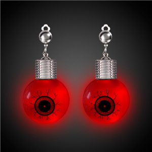 LED Jumbo Eyeball Clip-On Earrings (Per pair)