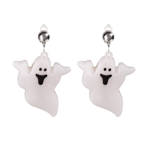 LED Jumbo Ghost Clip-On Earrings (Per pair)