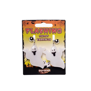 LED Jumbo Ghost Clip-On Earrings (Per pair)