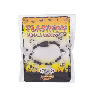 LED Skull Bead Bracelet