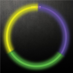 Green, Purple and Yellow 22" Glow Necklaces (716148386196)