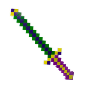 LED Mardi Gras Pixel Sword