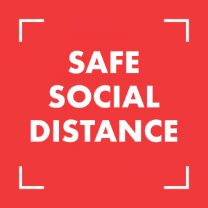 Safe Social Distance Floor Decal Safe Social Distance Floor Decal