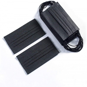 3-PLY Black Protective Face Mask