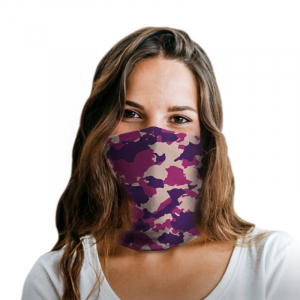 Magenta Camo Polyester Gaiter Magenta Camo Polyester Gaiter