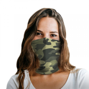 Green Camo Polyester Gaiter