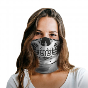 White Skull Polyester Gaiter White Skull Polyester Gaiter