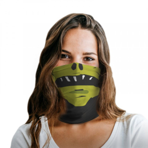 Dark Green Zombie Polyester Gaiter Dark Green Zombie Polyester Gaiter