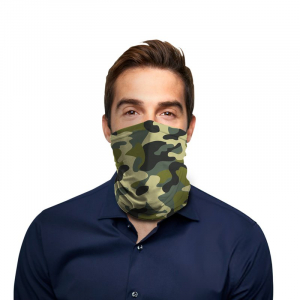 Green Camo Polyester Gaiter