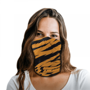 Orange Tiger Stripes Polyester Gaiter Orange Tiger Stripes Polyester Gaiter