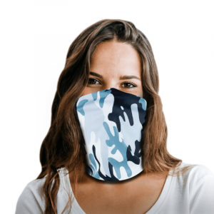Blue Splash Polyester Gaiter