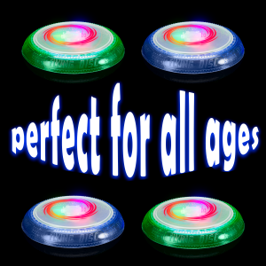 LED Rainbow Flying Disc/Frisbee