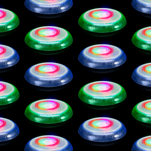 LED Rainbow Flying Disc/Frisbee